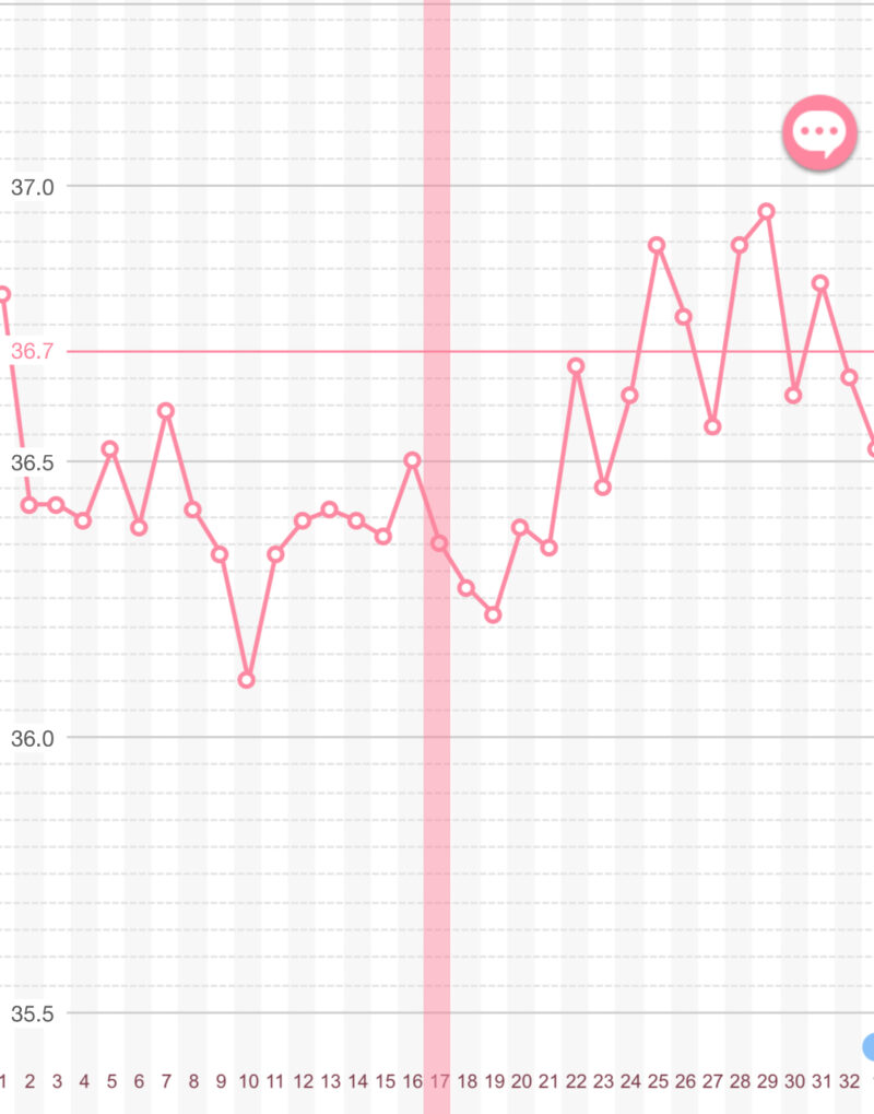 基礎体温グラフ