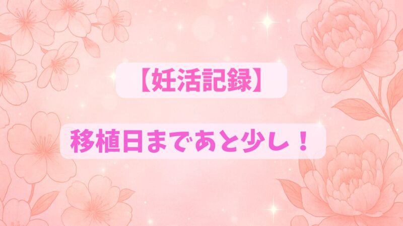 妊活記録