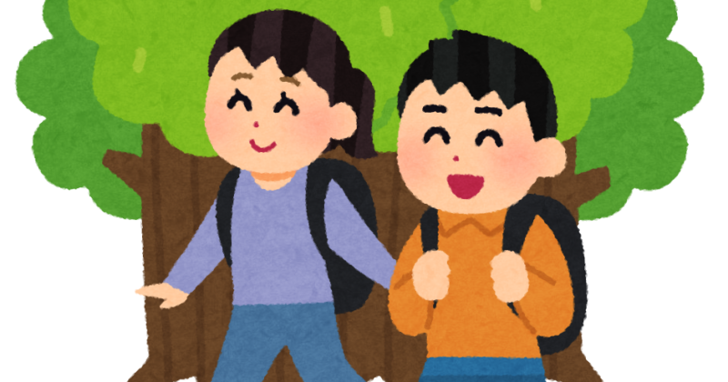 カジュアルな散歩