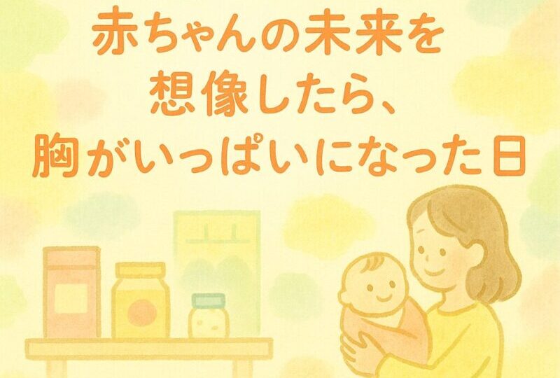 赤ちゃんの未来を想像した図