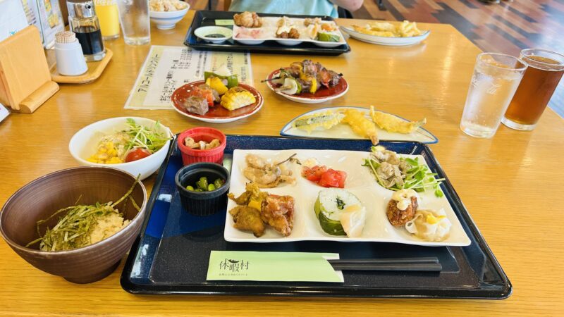 休暇村のレストランで食べたビュッフェ