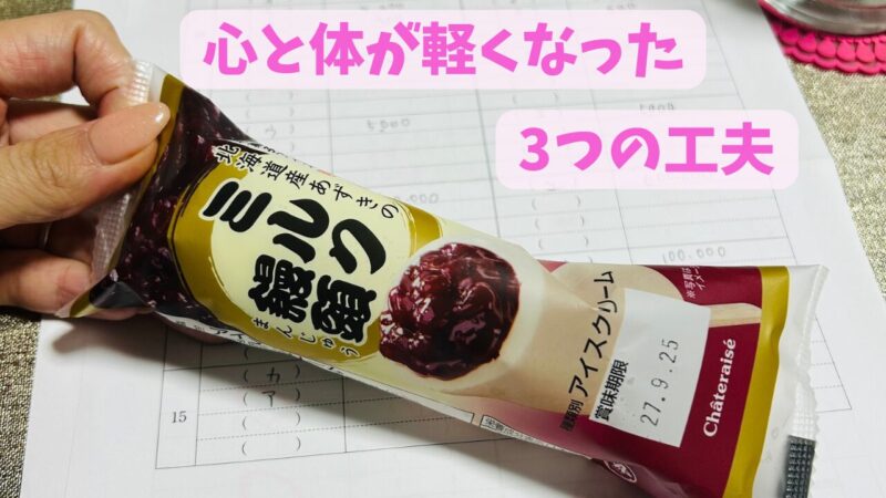 想像以上に美味しかったアイスに心が癒された