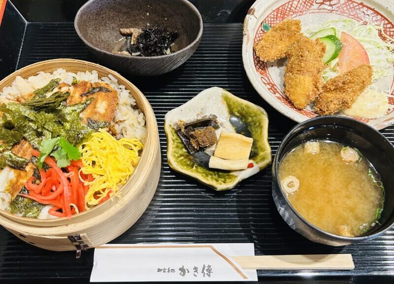 広島駅近くのあなご飯の店