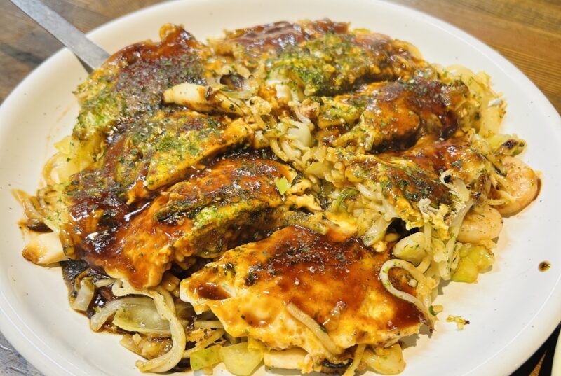 広島駅付近のみっちゃんのお好み焼き