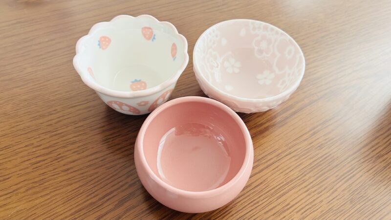 セリアで購入した小鉢