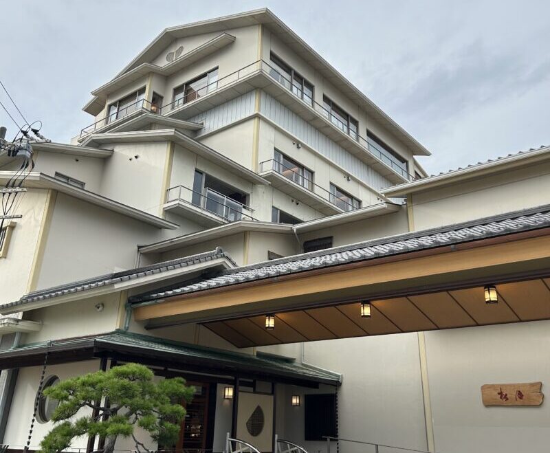 皆生温泉の宿泊先の松月