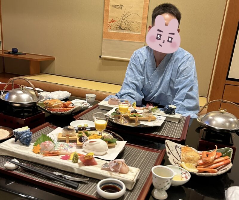 部屋食の様子