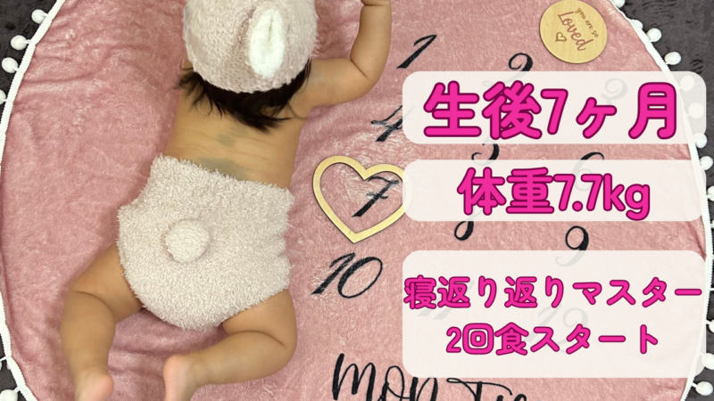 生後７か月成長記録